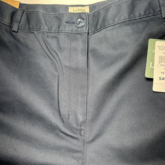 LL. Bean Plus Size 18W Tan Classic Fit Straight Leg Comfort Waist Pants 27863259 - Picture 5 of 10